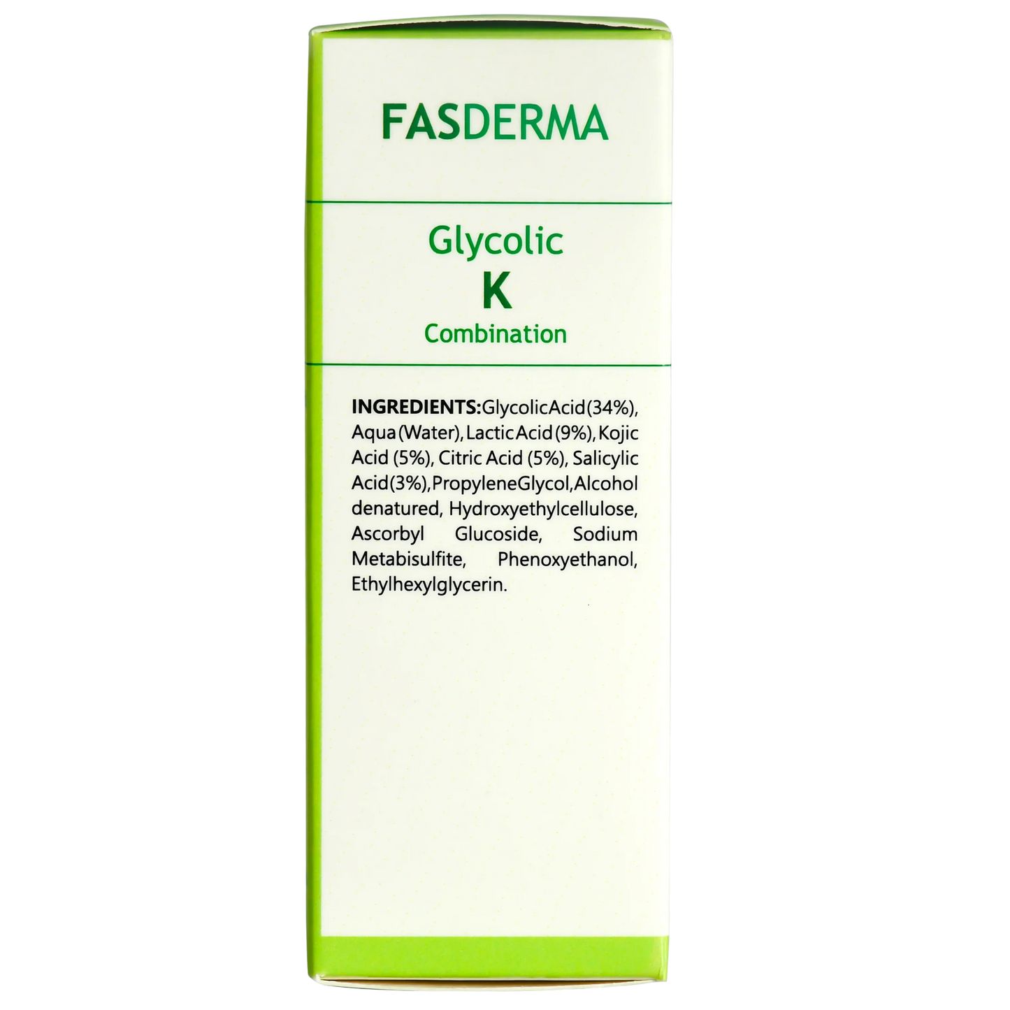 Glycolic K - 34% glycolic Acid / 5% Kojic Acid , 60 ML ( Active Acne, Pigmentation & Uneven Texture)