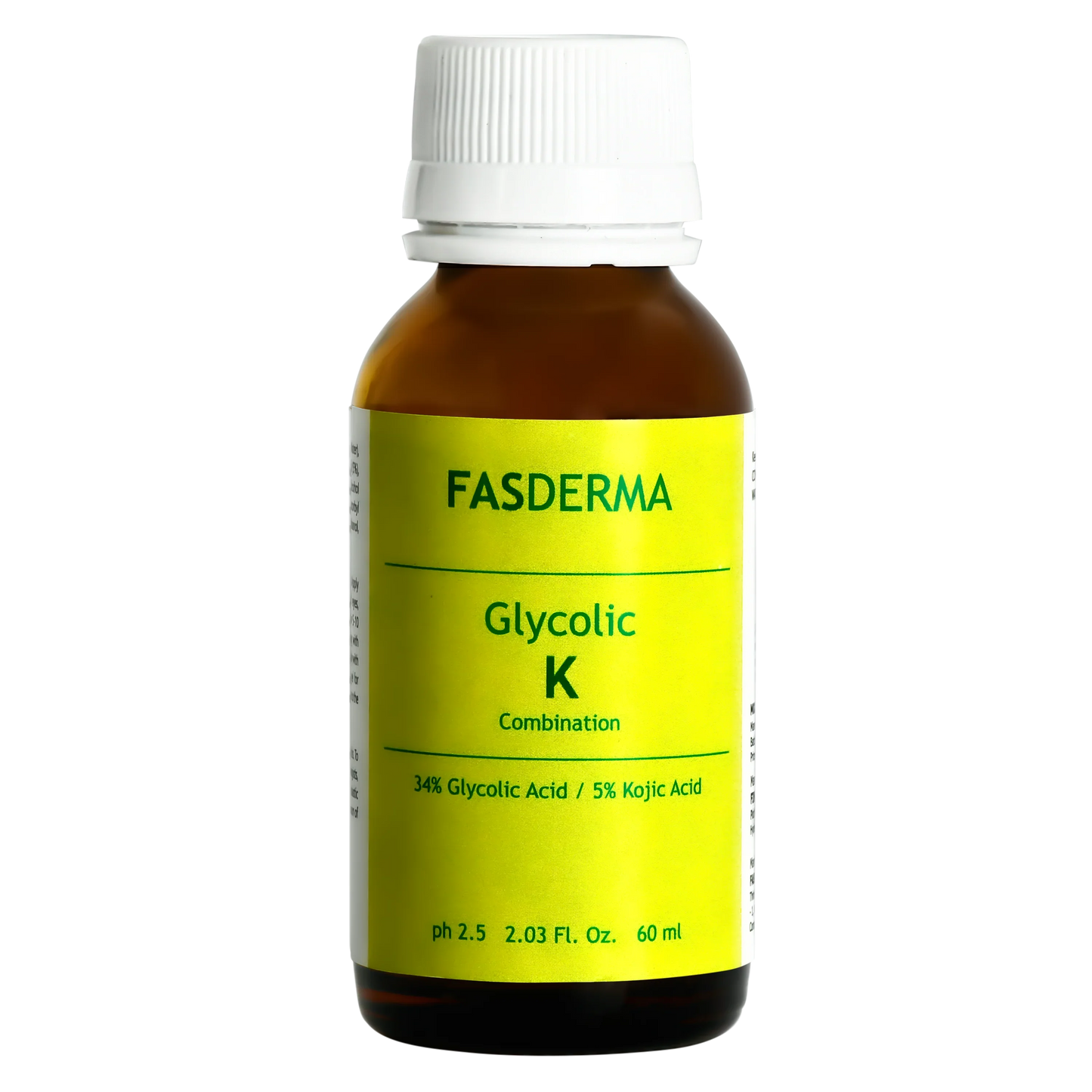 Glycolic K - 34% glycolic Acid / 5% Kojic Acid , 60 ML ( Active Acne, Pigmentation & Uneven Texture)